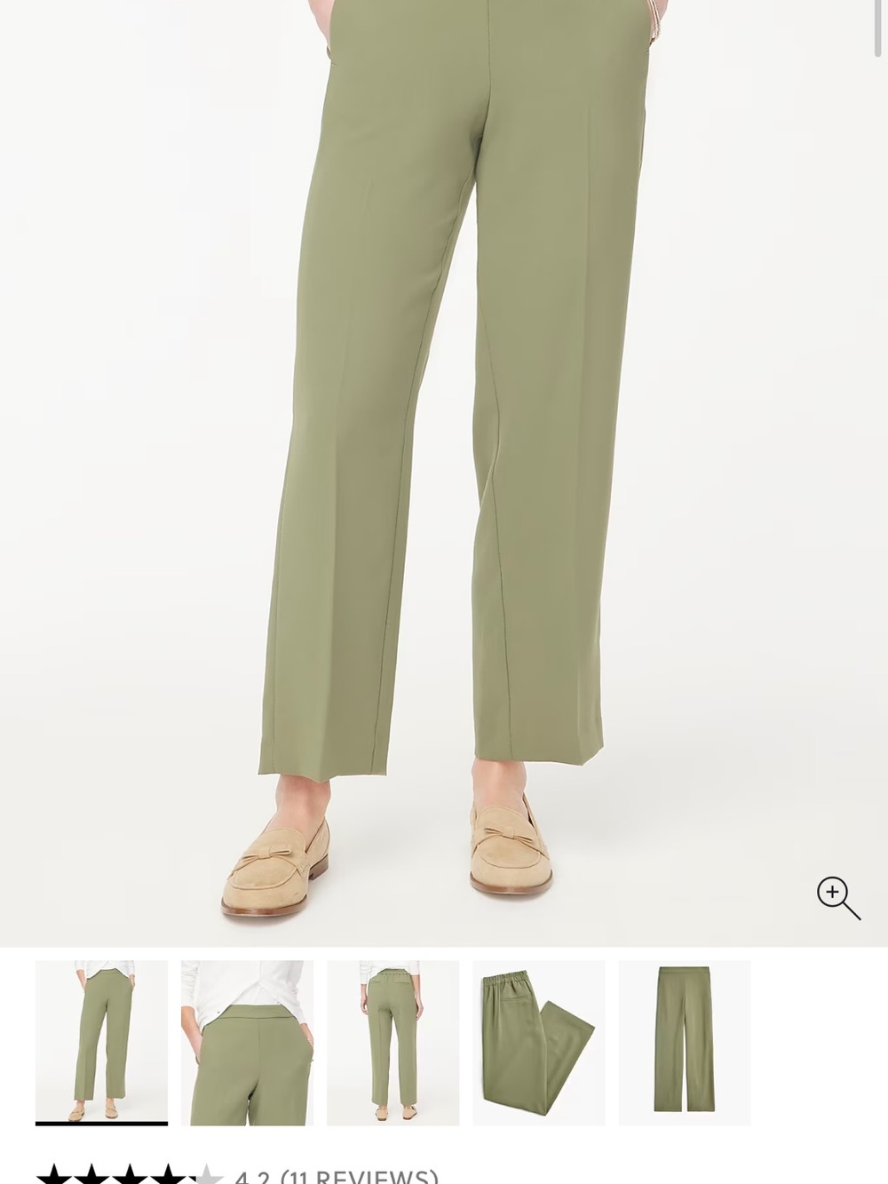J. Crew Factory Jamie Wide-Leg Pants